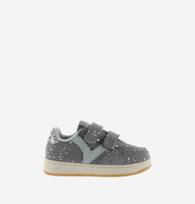 Ténis Infantil Cinza com Glitter