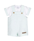 Conjunto calção jardineira e t-shirt V BUNDI