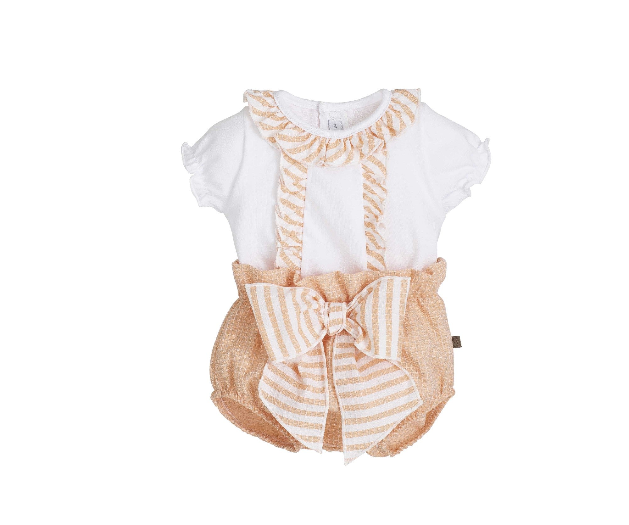 Conjunto t-shirt com folhos e fofo DELHI