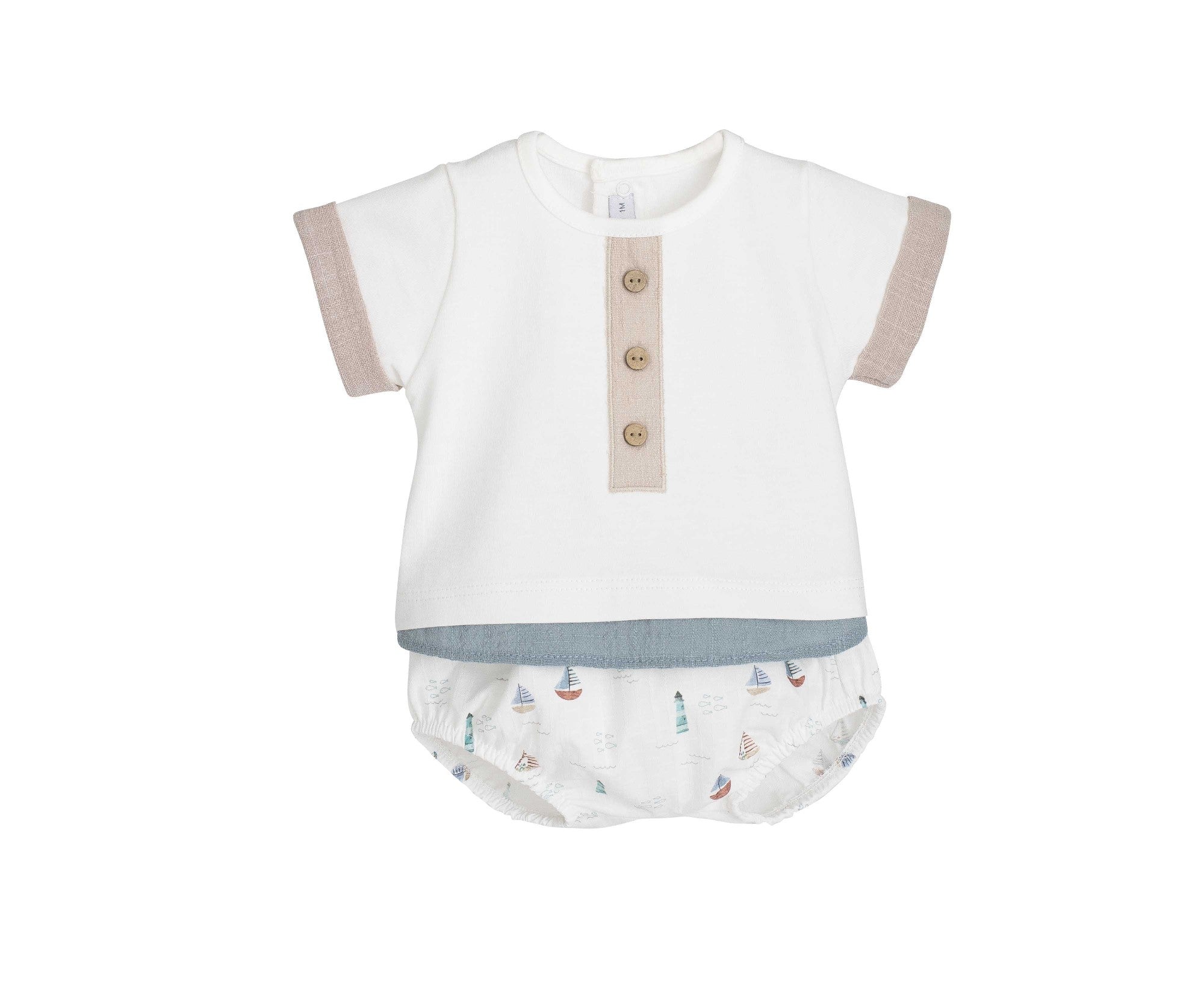Conjunto t-shirt e fofo YANAM