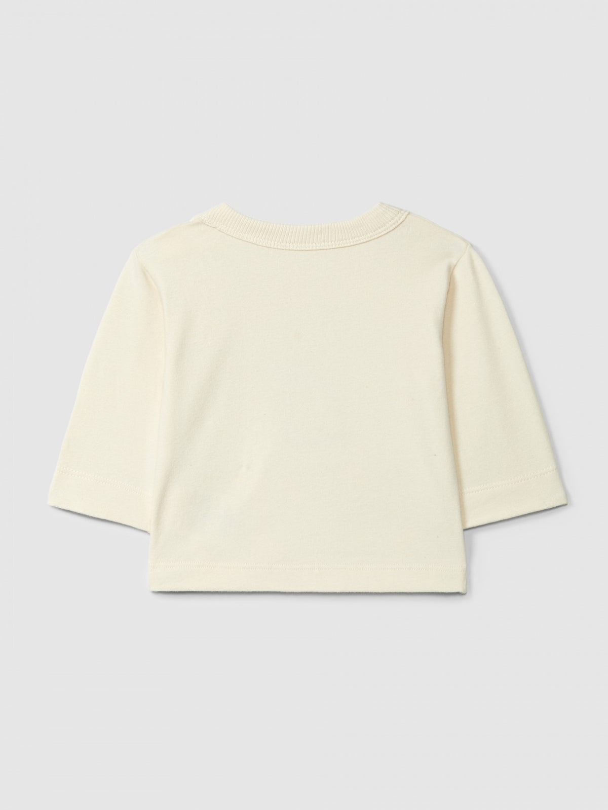 Longsleeve com estampado e aplicação de tecido