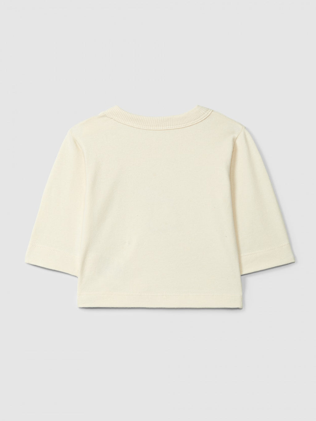 Longsleeve com estampado e aplicação de tecido