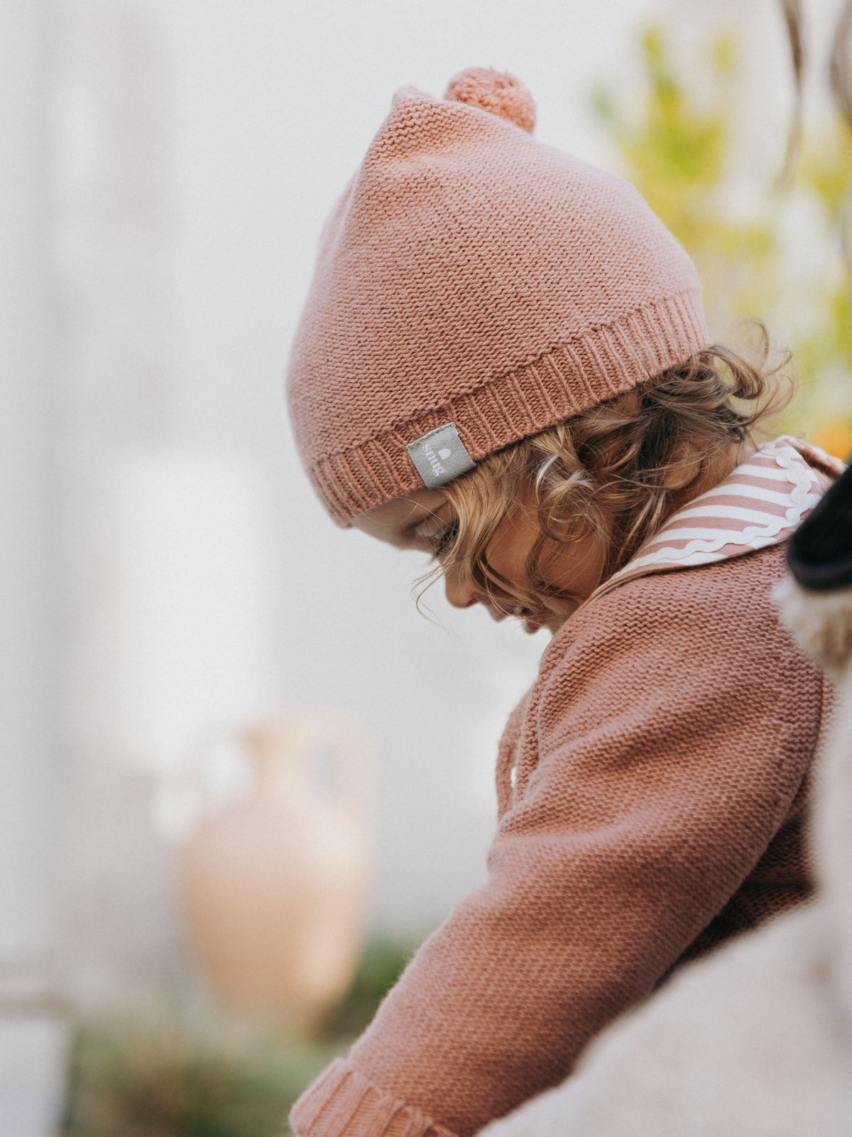 Gorro Tricotado com pom-pom