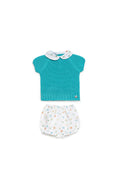 Conjunto com estampa marinha