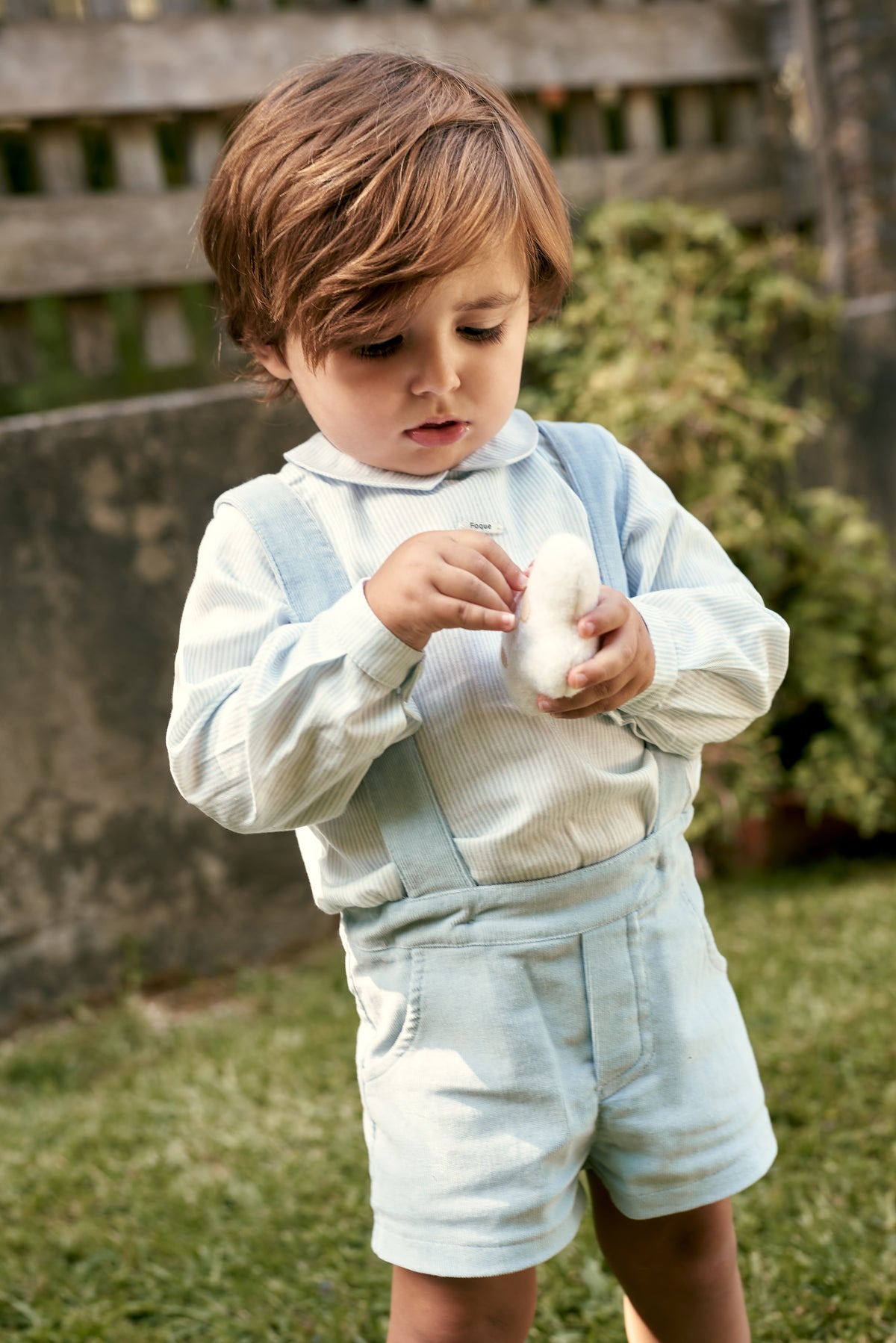 Conjunto de Camisa e Calções com Peitilho