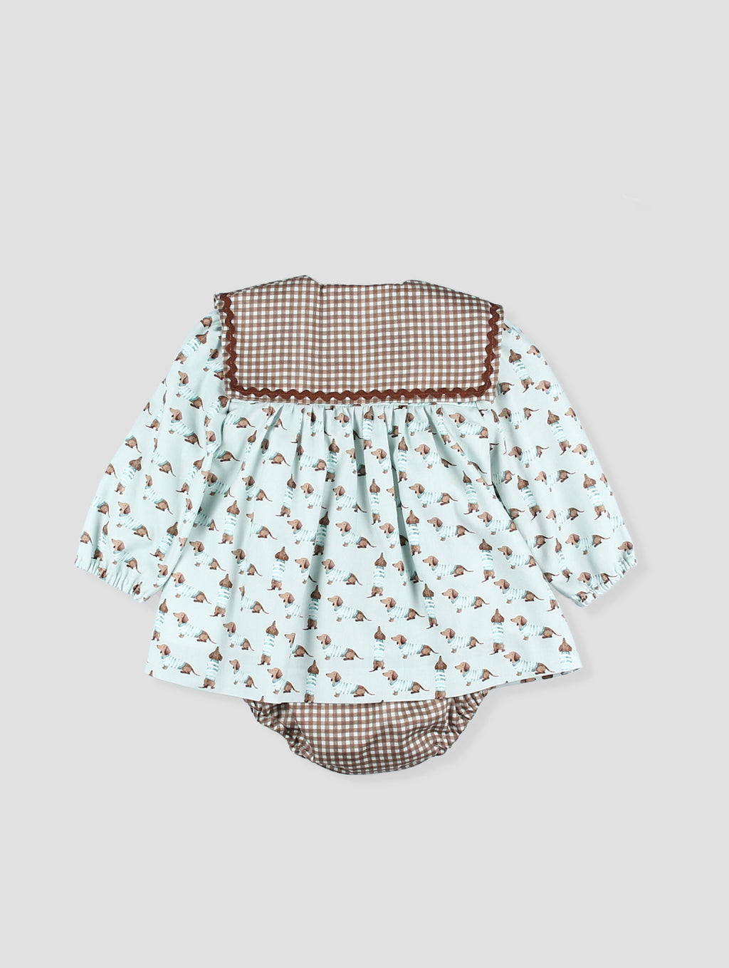 Conjunto Bebé com Estampado de Cãozinho