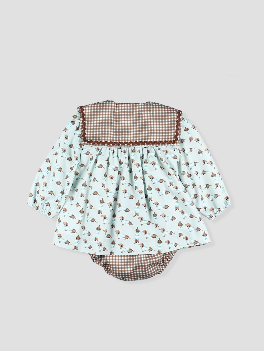 Conjunto Bebé com Estampado de Cãozinho