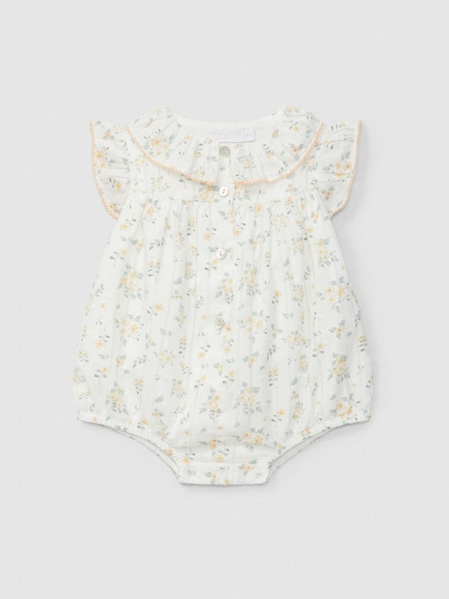 Fofo plumeti com estampado floral