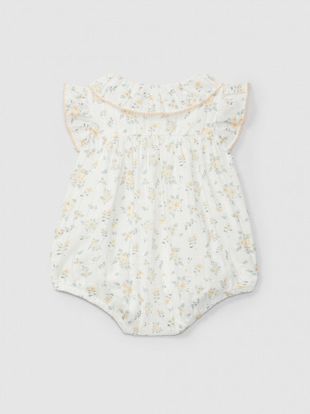 Fofo plumeti com estampado floral