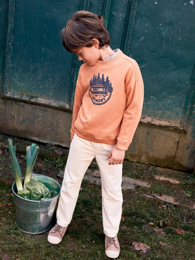 Sweatshirt 'Live the moment'