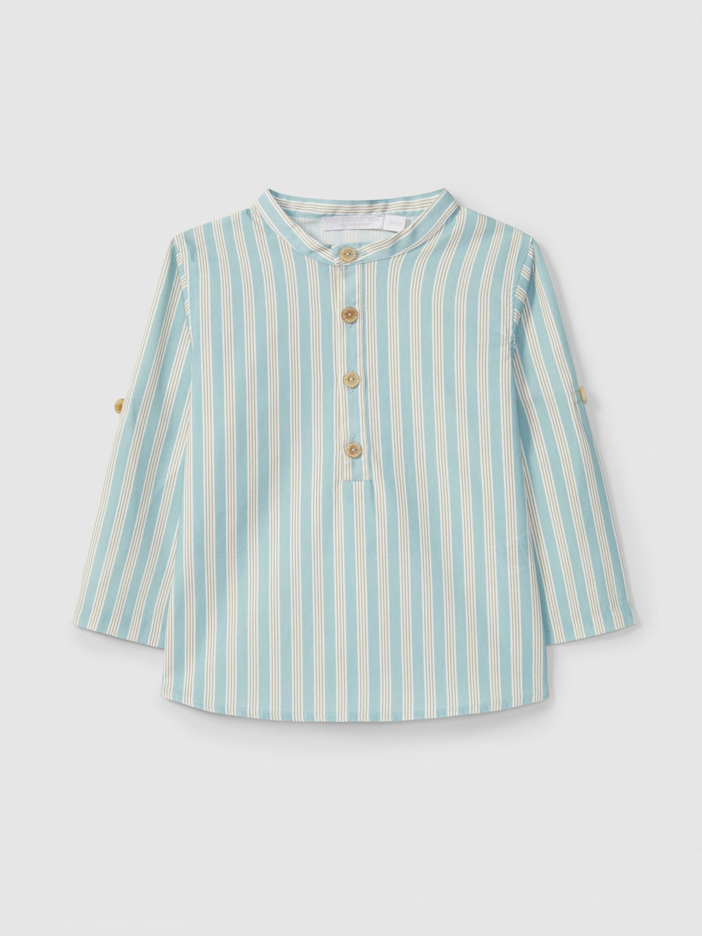 Camisa gola mão de riscas