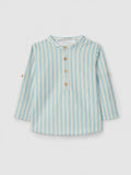Camisa gola mão de riscas