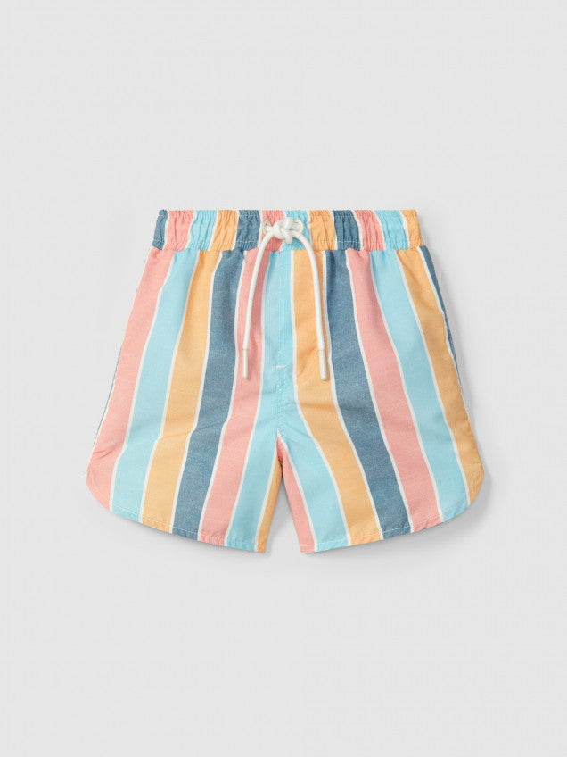 Calções de banho estampado