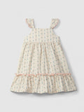 Vestido seersucker estampado floral